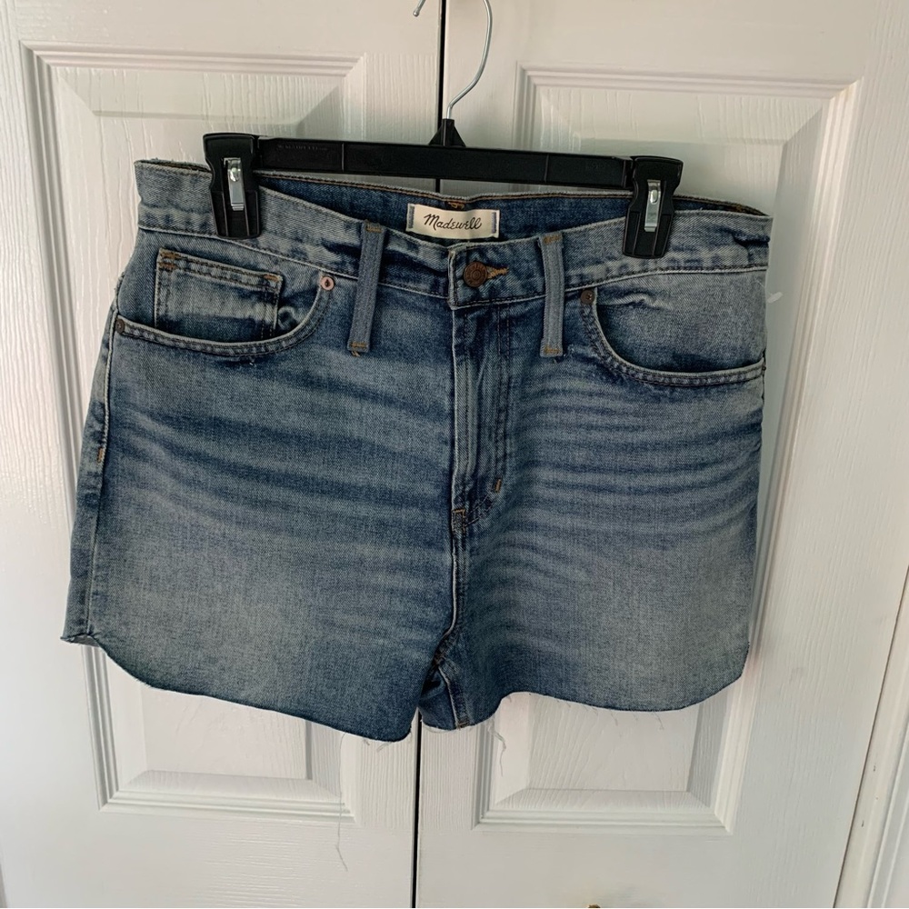 Madewell Perfect Jean Short in Bayberry Wash NWOT